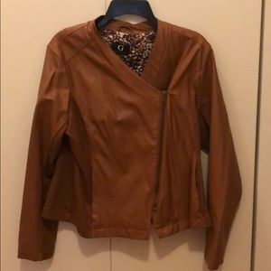 Faux Leather Jacket